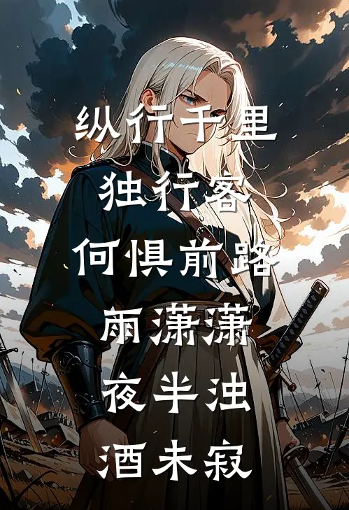 纵行千里独行客,何惧前路雨潇潇,夜半浊酒未寂